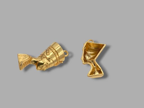 Garantili ve Alerji Yapmaz Altın Kaplama Nefertiti Sallantı