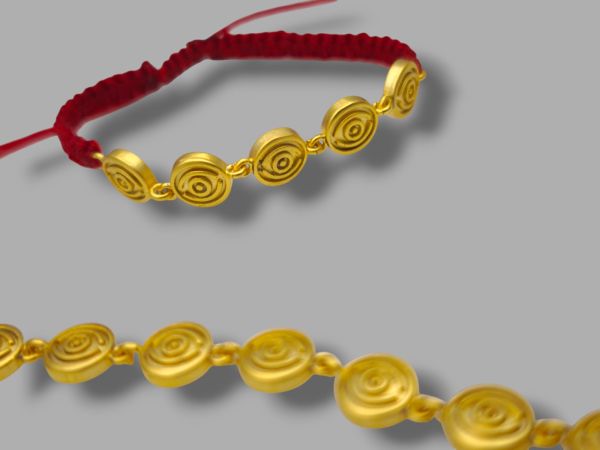 Mat Altın Kaplama Kolye ve Bileklik Malzemesi