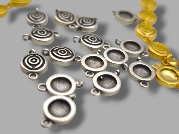 Antik Gümüş Kaplama Kolye ve Bileklik Malzemesi