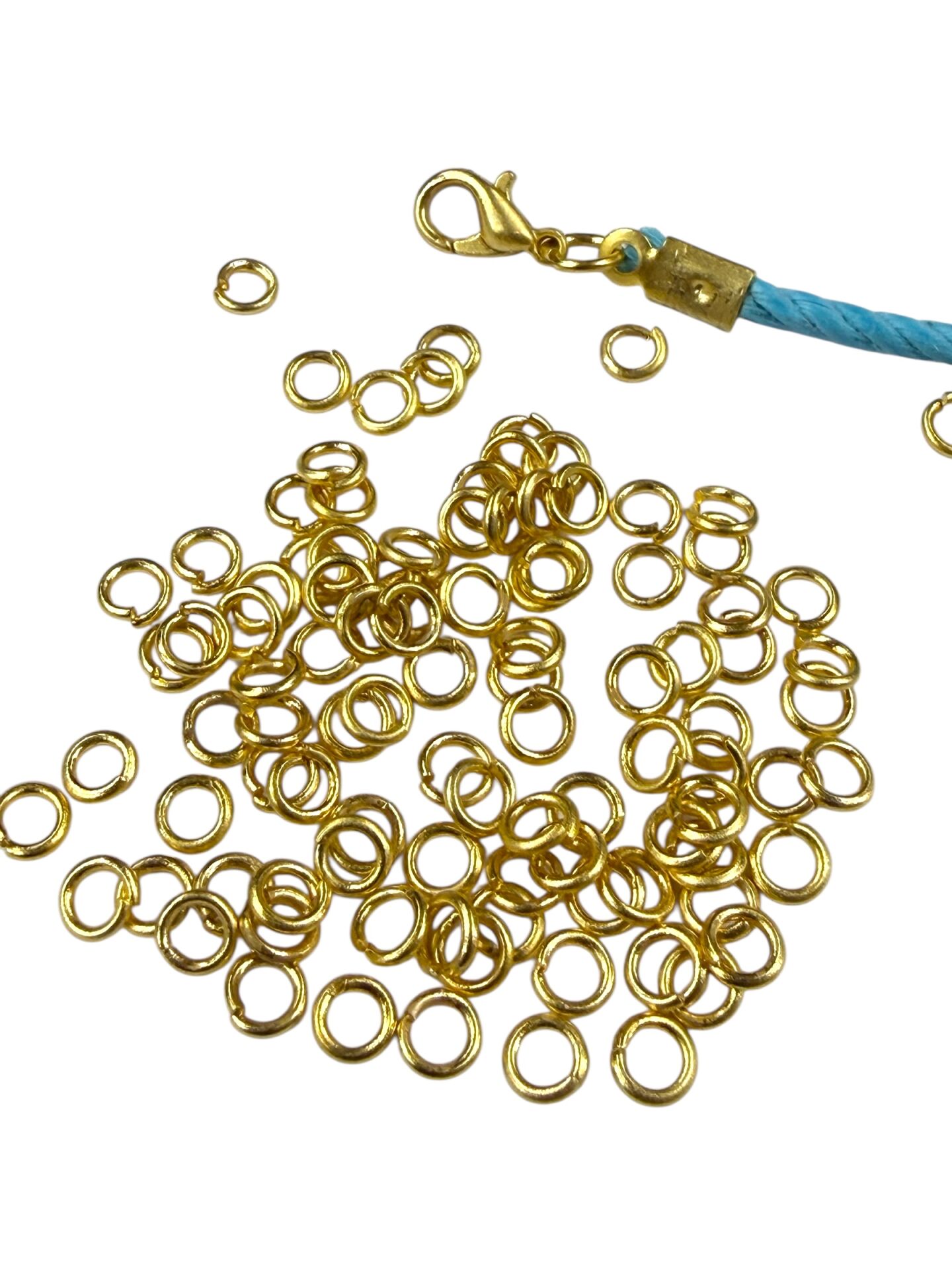 Mat Altın Kaplama 0.8 X 4 Montaj Halkası