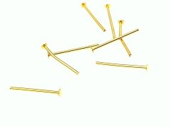 0,60 x 15 mm Altın Kaplama Pirinç İnce İğne