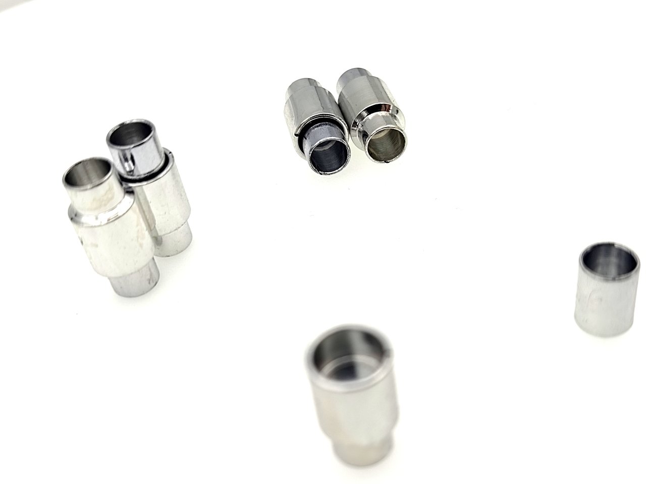 6 mm Mıknatıslı Düz Klips 12 Adet - Nikel