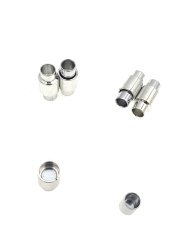 6 mm Mıknatıslı Düz Klips 12 Adet - Nikel