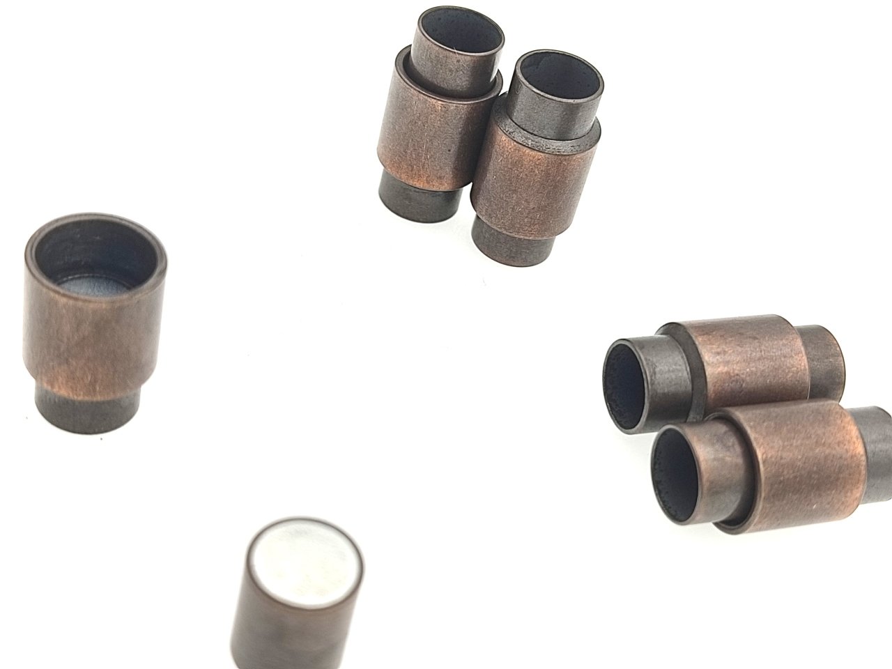 7 mm Mıknatıslı Düz Klips 1 Adet - Bakır Oksit