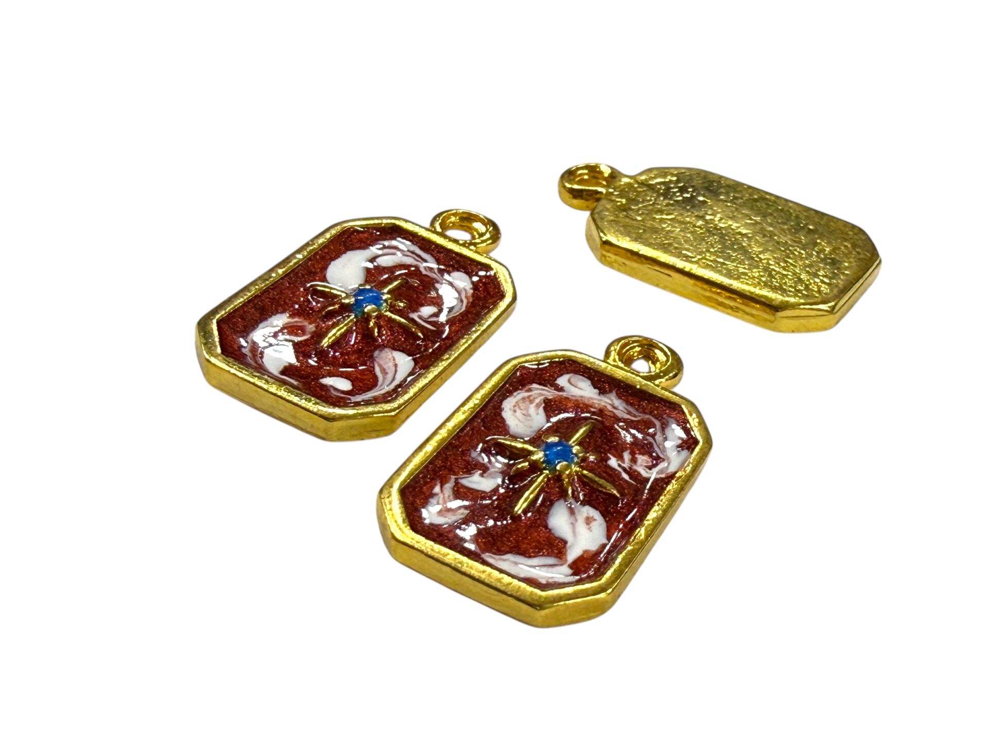 Altın Kaplama Mineli Kutup Yıldızı Sallantı