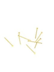 0,60 x 25 mm Altın Kaplama Pirinç İnce İğne