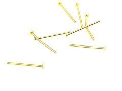 0,60 x 25 mm Altın Kaplama Pirinç İnce İğne