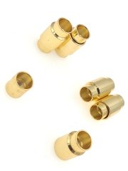 8 mm Mıknatıslı Düz Klips 1 Adet - Altın
