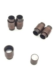 8 mm Mıknatıslı Düz Klips 1 Adet - Bakır Oksit