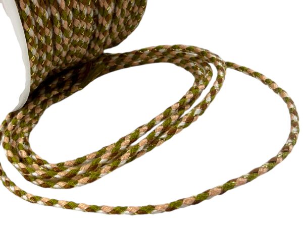 Simli Örgü İp (5m) - (Yeşil-Taba )