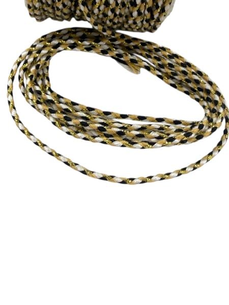 Simli Örgü İp (5m) - (Siyah - Taba )