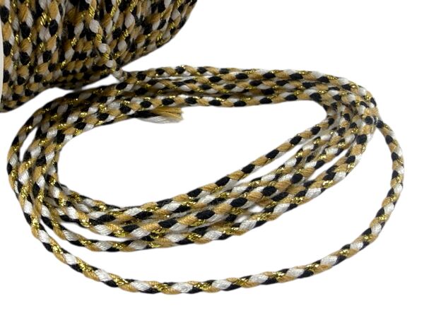 Simli Örgü İp (5m) - (Siyah - Taba )