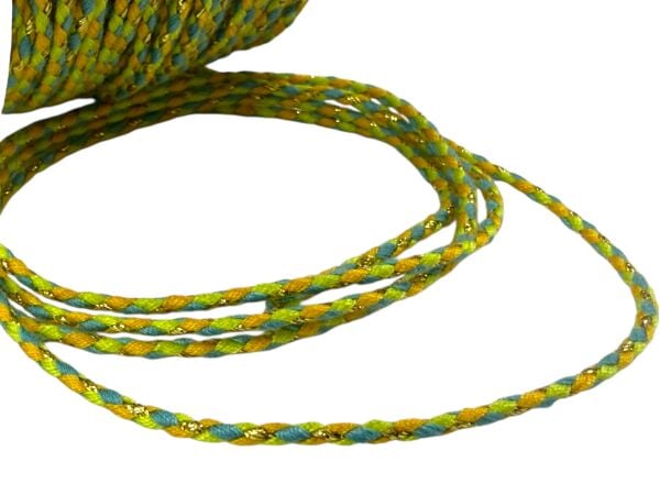 Simli Örgü İp (5m) - (Sarı - Siyah)