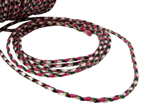Simli Örgü İp (5m) - (Pembe - Mavi - Kahve)