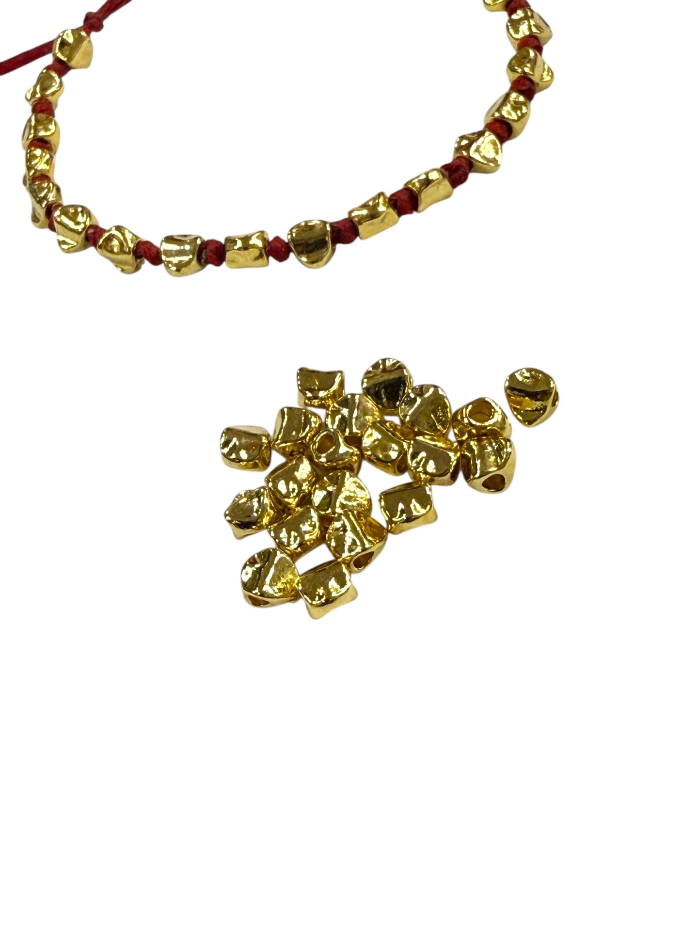 Altın Kaplama Küçük Mercimek Bileklik Malzemesi