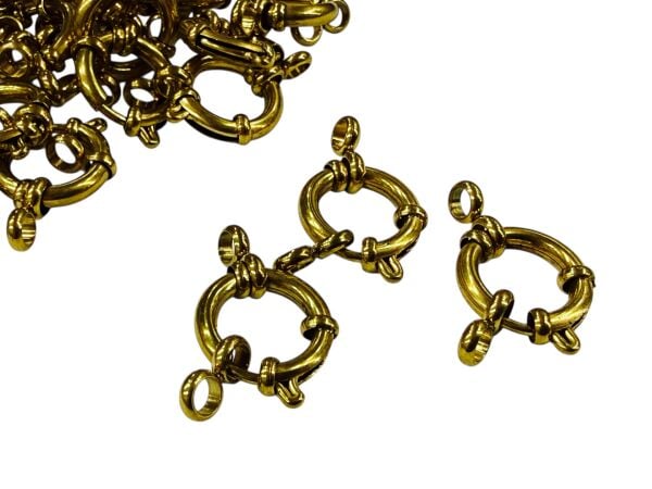 14 mm Çelik Gemici Kilidi Sarı