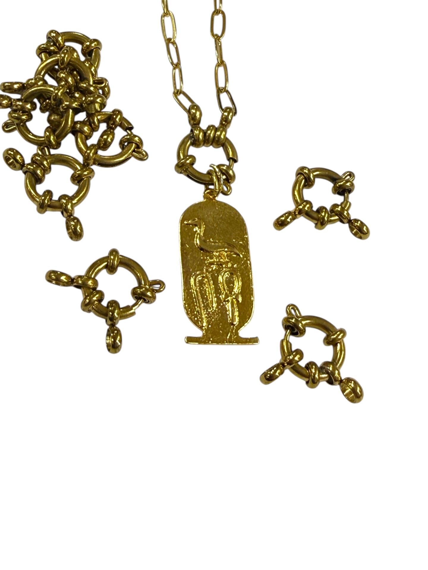 10 mm Çelik Gemici Kilidi Sarı