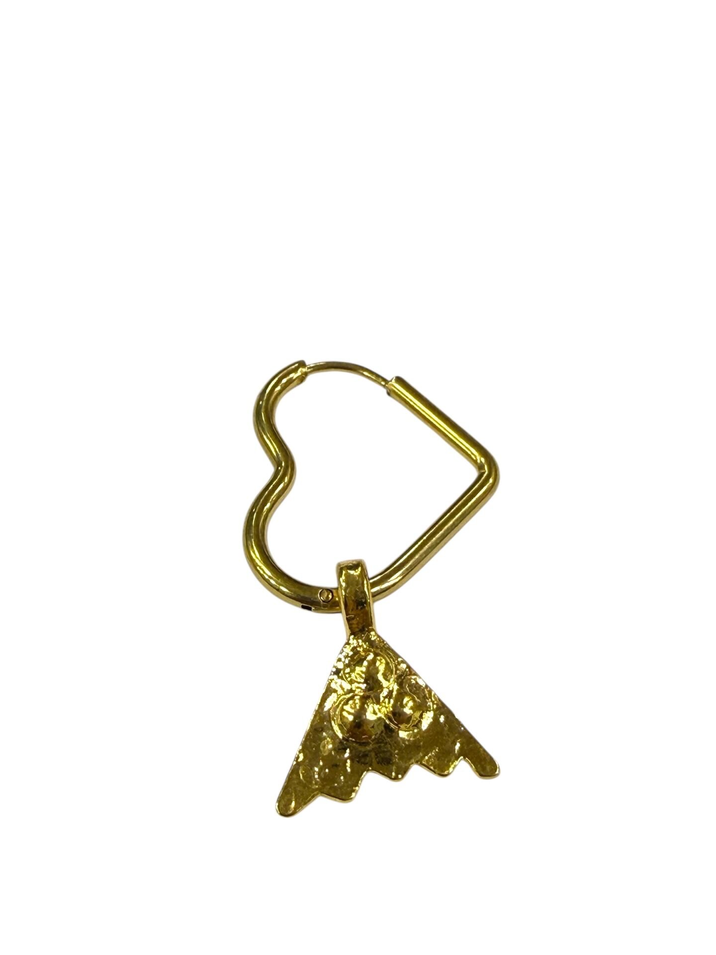 20 mm Çelik Kalp Küpelik