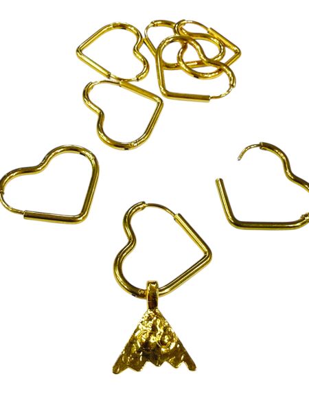 20 mm Çelik Kalp Küpelik