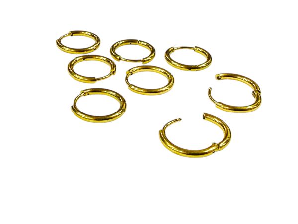 16 mm Çelik Halka Küpelik