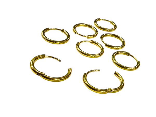 18 mm Çelik Halka Küpelik