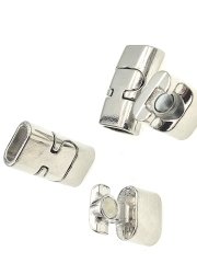 Kanalsız Üstten Geçmeli Mıknatıslı Klips 12 Adet - Nikel