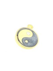 Altın Kaplama  Mineli Ying Yang Sallantı