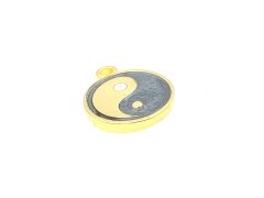 Altın Kaplama  Mineli Ying Yang Sallantı
