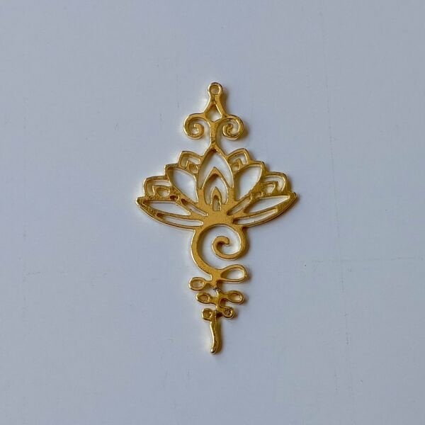 Lotus Çiçeği Kolye Ucu