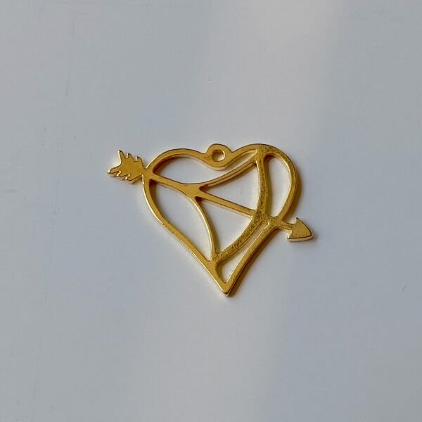 Kalp Ve Ok Kolye Ucu