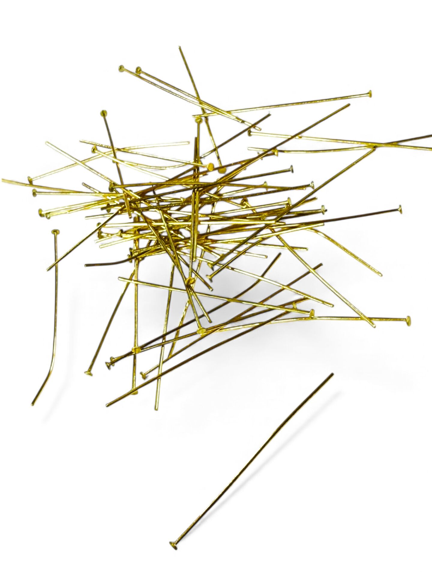 0.50X35mm Çelik İğne (Sarı) - (1Paket/20Adet)