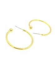 Altın Kaplama Halka Küpelik