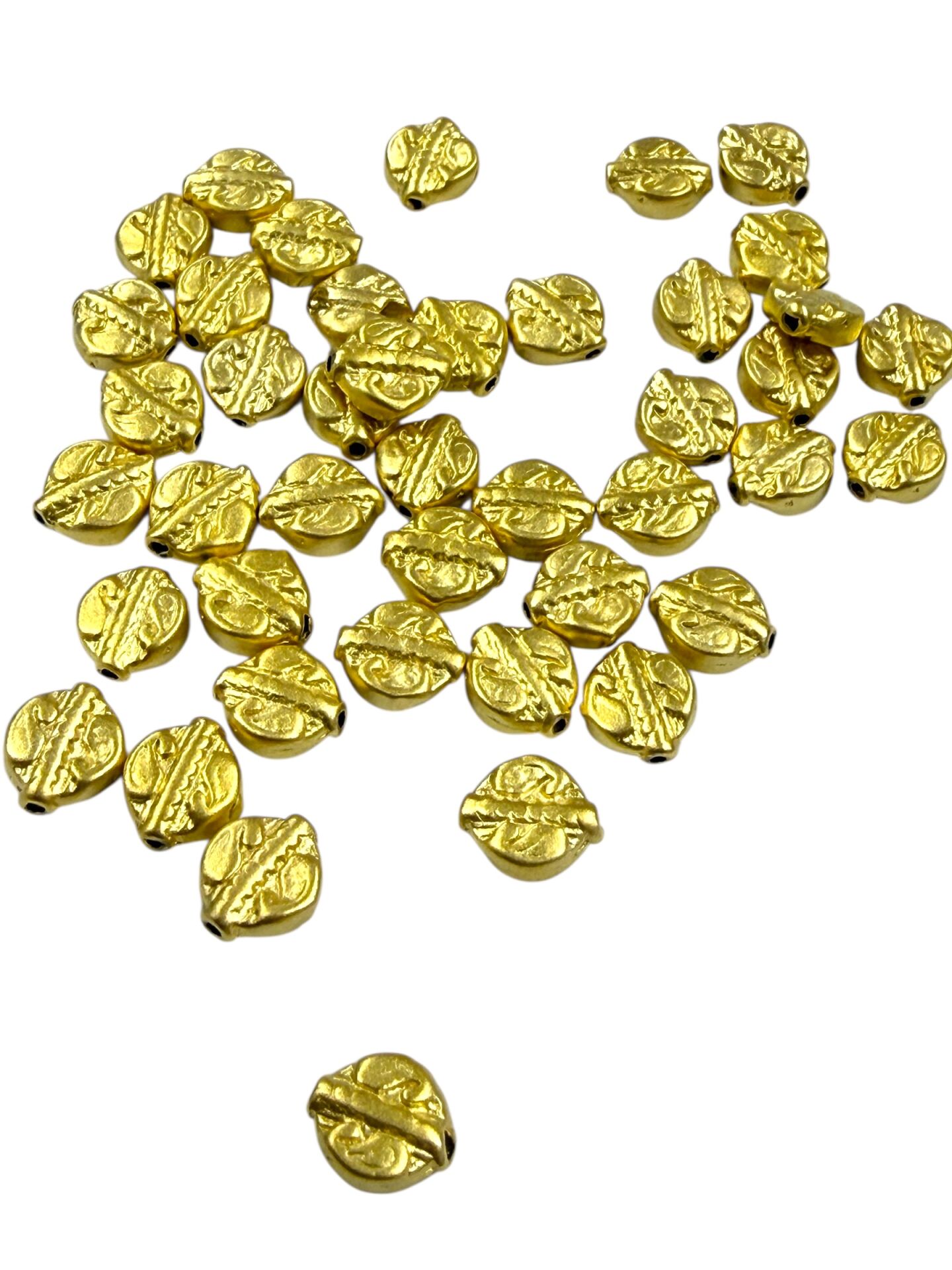 Mat Altın Kaplama Desenli Mercimek Ara Malzeme