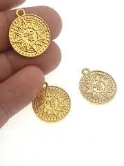 Altın Kaplama Güneş Sallantı