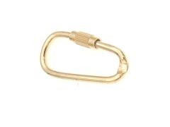 Altın Kaplama Dağcı Kilit 35 x 17 mm