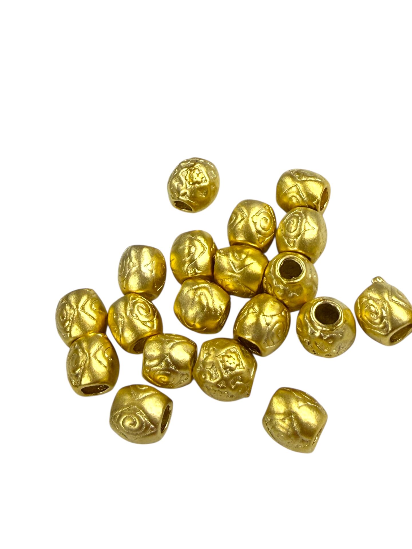 Mat Altın Kaplama Yuvarlak Ara Malzeme