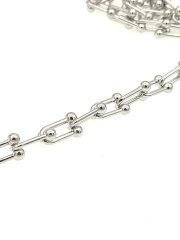 8 mm Altın Kaplama Tiffany Zincir Rodyum