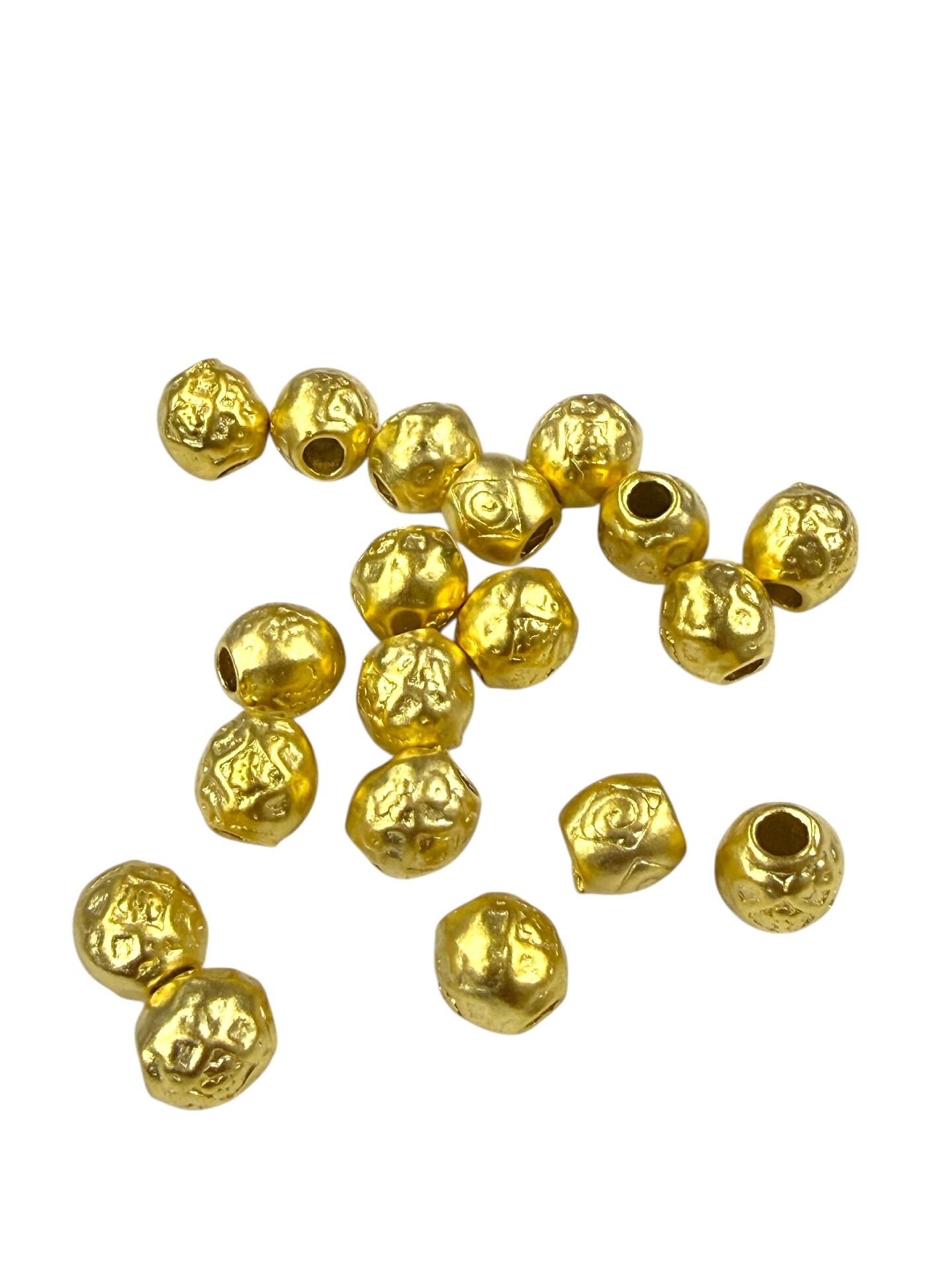 Mat Altın Kaplama Yuvarlak Ara Malzeme