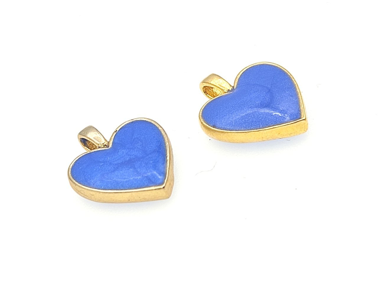 Altın Kaplama Mineli Kalp Sallantı