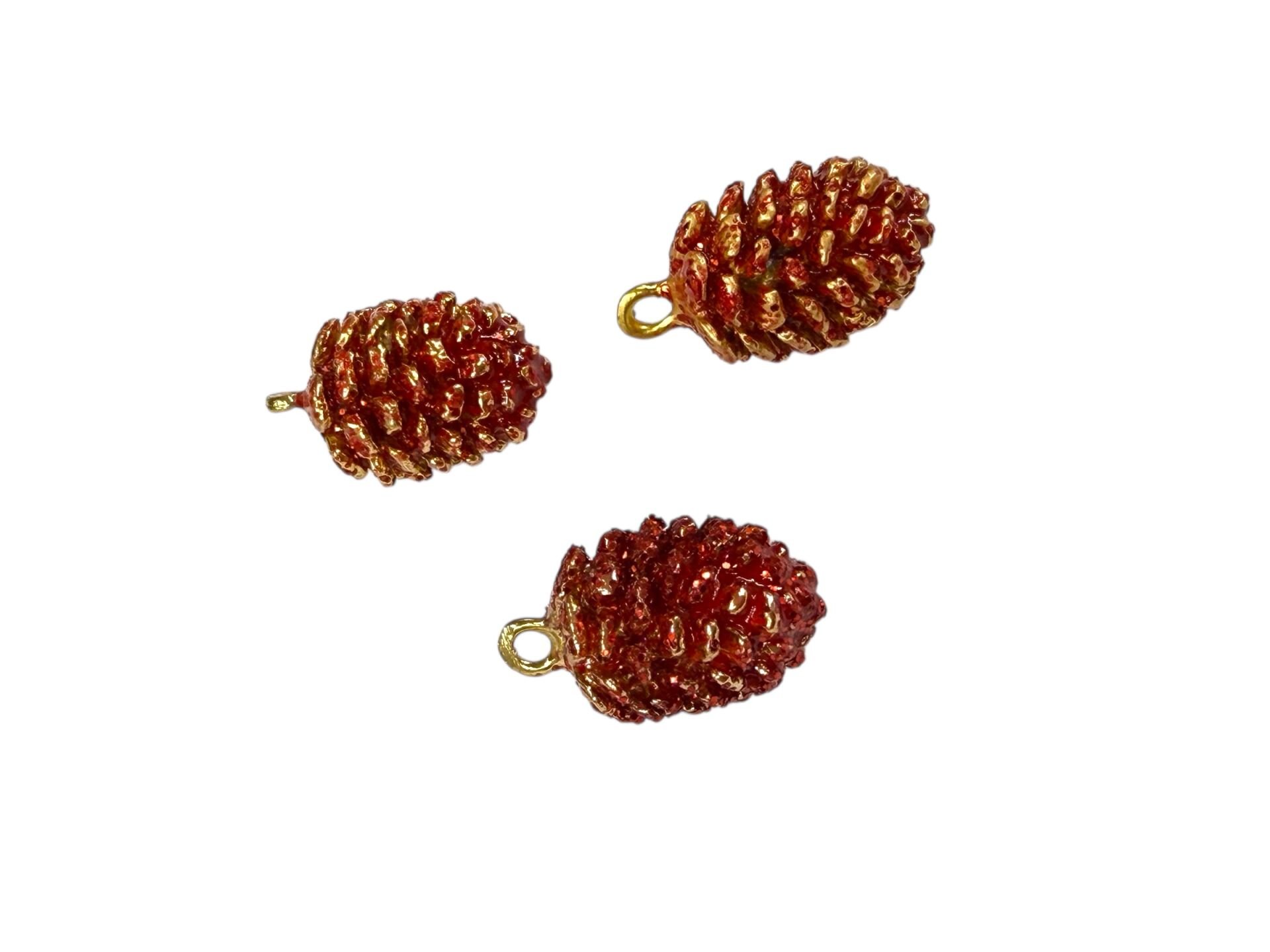 Yılbaşı Kozalak Charm