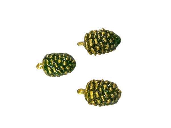 Yılbaşı Kozalak Charm