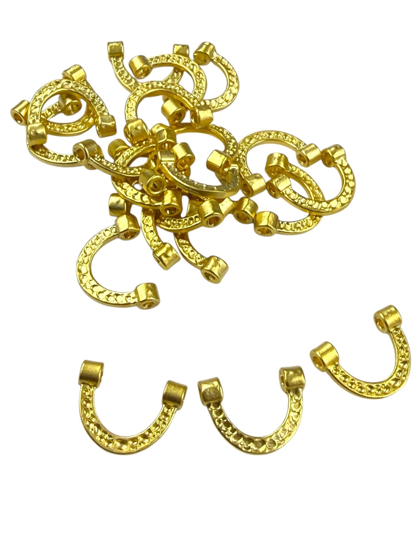 Mat Altın Kaplama Nal Sallantı