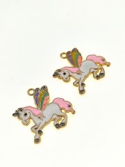 Altın Kaplama Mineli Unicorn Sallantı