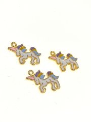 Altın Kaplama Mineli Unicorn Sallantı