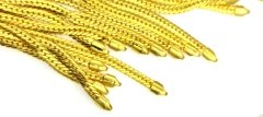 4 mm Altın Kaplama Hazır Zincir (40cm)