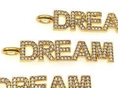 Altın Kaplama Taşlı Dream Sallantı