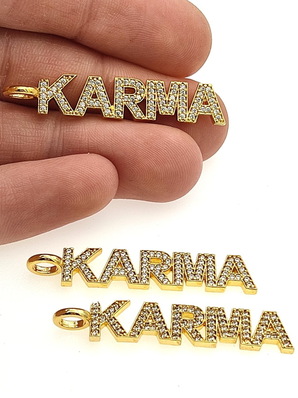 Altın Kaplama Taşlı Karma Sallantı
