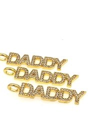 Altın Kaplama Taşlı Daddy Sallantı