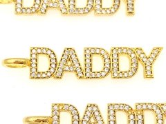 Altın Kaplama Taşlı Daddy Sallantı