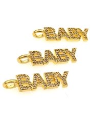 Altın Kaplama Taşlı Baby Sallantı